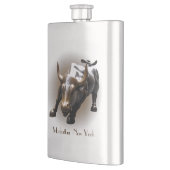New York Flasks NYC Souvenir Bull Statue Heupfles (Links)