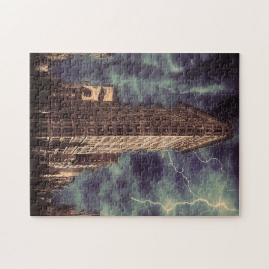 New York Flatiron Building. Legpuzzel (Horizontaal)