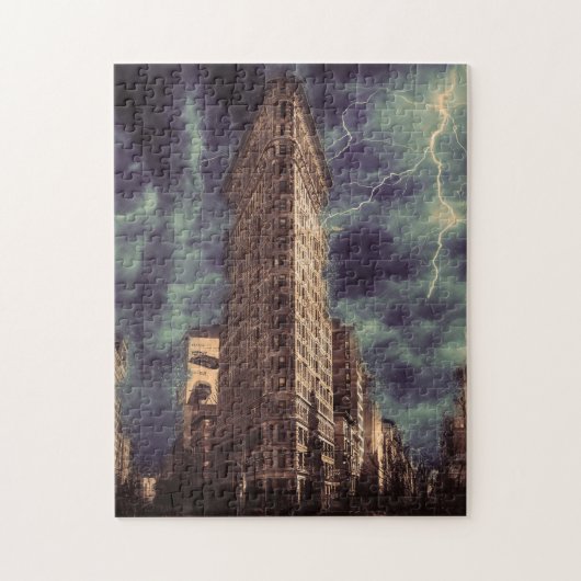 New York Flatiron Building. Legpuzzel (Verticaal)