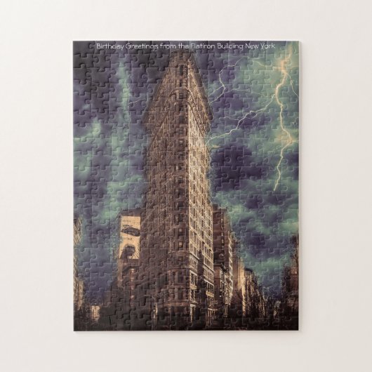 New York Flatiron Building. Legpuzzel (Verticaal)