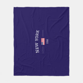 New York Fleece Deken