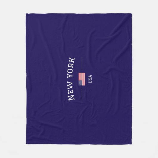New York Fleece Deken (Voorkant)