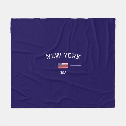 New York Fleece Deken (Voorkant (Horizontaal))