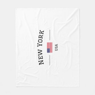 New York Fleece Deken