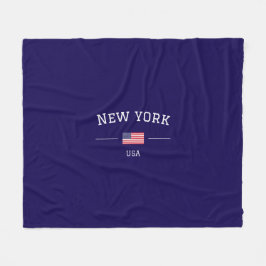 New York Fleece Deken
