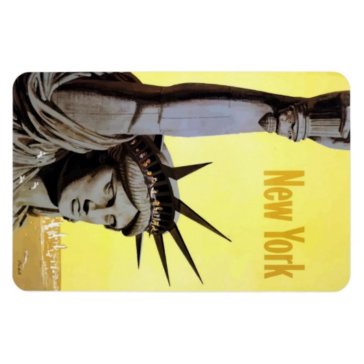  "NEW YORK" Flexibel magneet (Horizontaal)