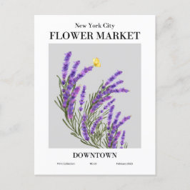 New York Flower Market, Briefkaart in het centrum