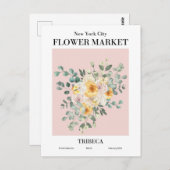 New York Flower Market, Briefkaart Tribeca (Voorkant / Achterkant)