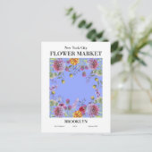 New York Flower Market, Briefkaart van Brooklyn (Staand voorkant)