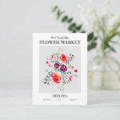 New York Flower Market, Chelsea Briefkaart (Staand voorkant)