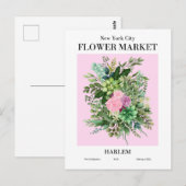 New York Flower Market, Harlem Briefkaart (Voorkant / Achterkant)