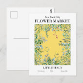 New York Flower Market, Little Italy Briefkaart (Voorkant / Achterkant)