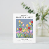 New York Flower Market, Midtown Briefkaart (Staand voorkant)
