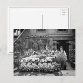 New York Flower Shop, 1895 Briefkaart (Voorkant / Achterkant)