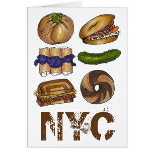 New York Foodie NYC Jewish Deli Pickle Bagel Knish