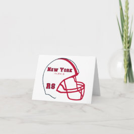 New York Football Logo Kaart