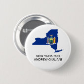 NEW YORK FOR ANDREW GIULIANI GOVERNOR BUTTON (Voorkant /achterkant)
