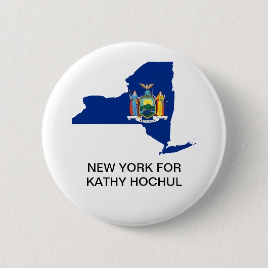 NEW YORK FOR KATHY HOCHUL GOVERNOR BUTTON (Voorkant)
