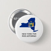 NEW YORK FOR ROB ASTORINO GOVERNOR BUTTON (Voorkant /achterkant)