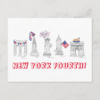 New York Fourth NYC Patriotic Juli 4e Celebratie