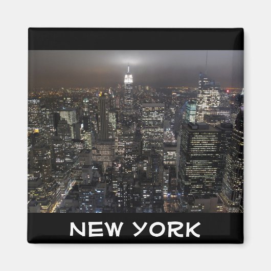 New York Fridge Magnet NY Souvenir Magnet (Voorkant)