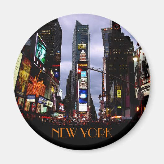 New York Fridge Magnet NY Souvenir Magnet (Voorkant)