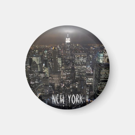 New York Fridge Magnet NY Souvenir Magnet (Voorkant)