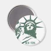New York Fridge Magnet NY Souvenir Magnet (Voorkant / Achterkant)