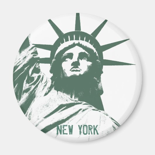 New York Fridge Magnet NY Souvenir Magnet (Voorkant)