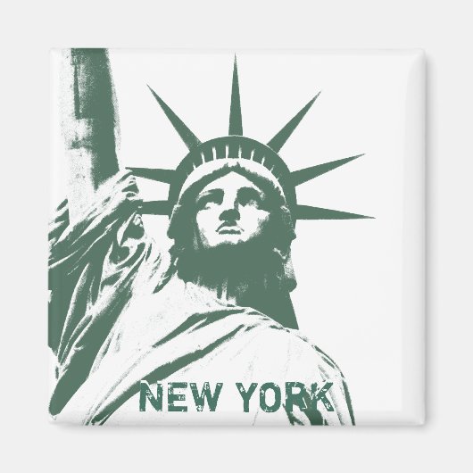 New York Fridge Magnet NY Souvenir Magnet (Voorkant)