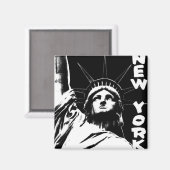 New York Fridge Magnet NY Souvenir Magnet (Voorkant / Achterkant)
