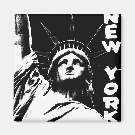 New York Fridge Magnet NY Souvenir Magnet (Voorkant)