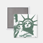 New York Fridge Magnet NY Souvenir Magnet (Voorkant / Achterkant)