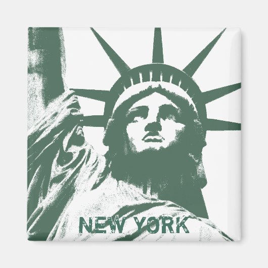 New York Fridge Magnet NY Souvenir Magnet (Voorkant)