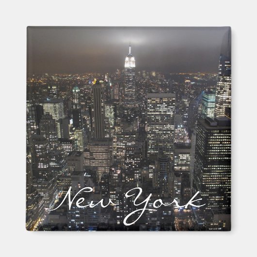 New York Fridge Magnet NY Souvenir Magnet (Voorkant)