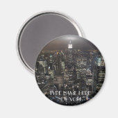 New York Fridge Magnet persoonlijke NYC Magnet (Voorkant / Achterkant)