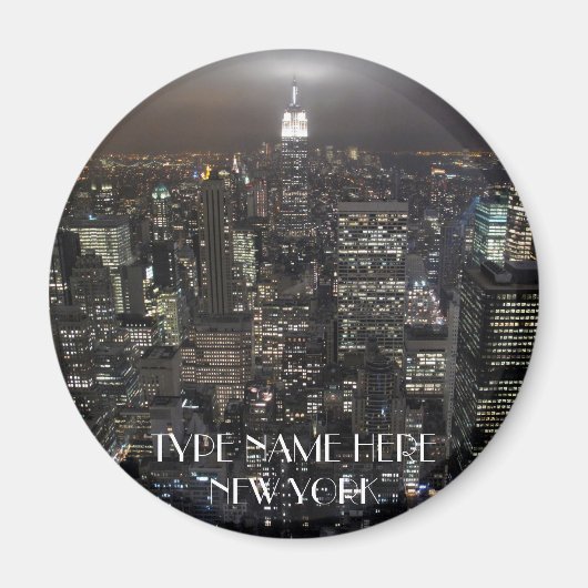 New York Fridge Magnet persoonlijke NYC Magnet (Voorkant)