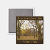 New York Fridge Magnet persoonlijke NYC Magnet (Voorkant / Achterkant)