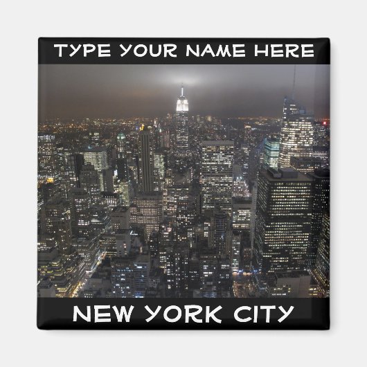 New York Fridge Magnet persoonlijke NYC Magnet (Voorkant)
