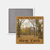 New York Fridge Magnet persoonlijke NYC Magnet (Voorkant / Achterkant)