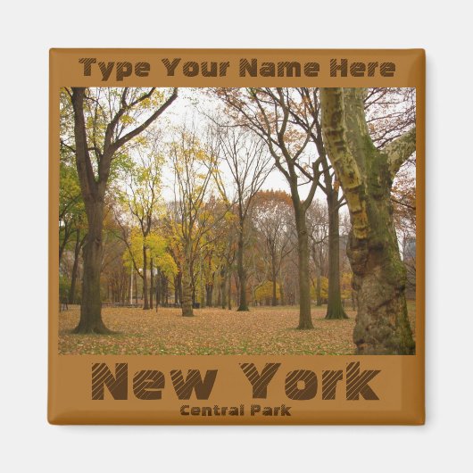 New York Fridge Magnet persoonlijke NYC Magnet (Voorkant)