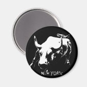 New York Fridge Magnets Bull Statue NYC Souvenirs Magneet (Voorkant / Achterkant)