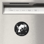 New York Fridge Magnets Bull Statue NYC Souvenirs Magneet (Insitu (Vaatwasser))