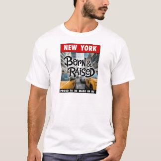 New York Geboren en opgehaald T-shirt