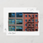 New York gebouwen. Briefkaart (Voorkant / Achterkant)