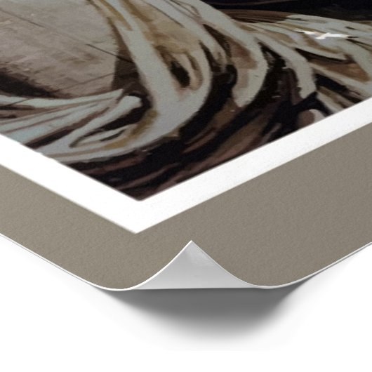 New York gele achtergrond Poster (Hoek)