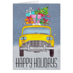 New York Gele Cab Kerstcadeaus