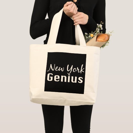 New York Genius Gifts Grote Tote Bag (Voorkant (product))