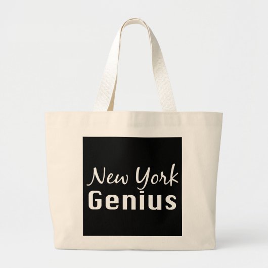 New York Genius Gifts Grote Tote Bag (Voorkant)