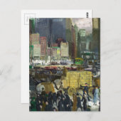 New York - George Bellows Briefkaart (Voorkant / Achterkant)